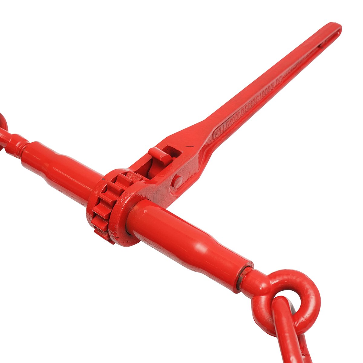 Lant ancorare pentru utilaje grele cu dispozitiv de tensionare pe clichet, greutate suportata 4T, lungime lant 4m, grosime zala fi 8mm